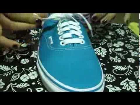 vans shoe lacing methods