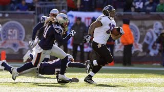 Ray Rice 83 Yard TD Run on the First Play 2009 AFC Wild Card Ravens at Patriots (4K)