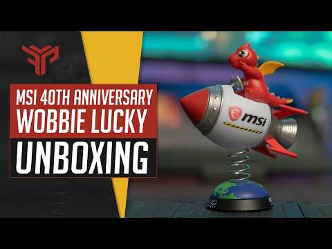 MSI 40th Anniversary Wobbie Lucky Action Figure Unboxing