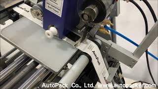Automatic Top Labeler LT-400 with Tabletop Hot Stamping Date Coder PM-250 AutoPack Taiwan