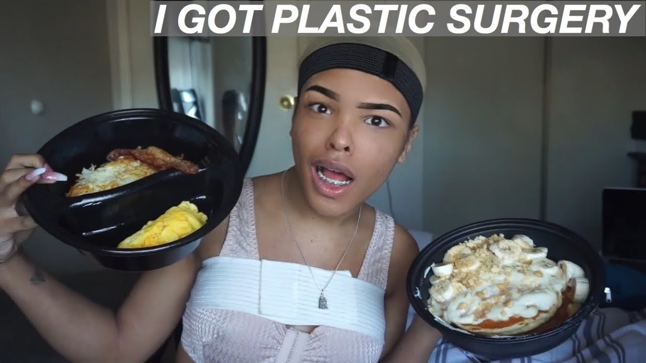 Denny’s Breakfast MUKBANG! POST PLASTIC SURGERY!