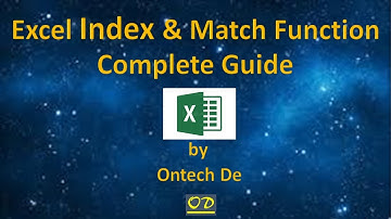 EXCEL INDEX & MATCH FUNCTION TUTORIAL-COMPLETE GUIDE FROM BEGINNERS TO ADVANCED FOR EXCEL 2016/2019