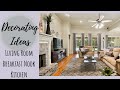 Decorating Ideas | Living Room + Breakfast Nook | Glam Farmhouse | Easy Makeover On A Budget