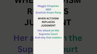 Maggie Chapman MSP Comments on Supreme Court Sex Ruling #scottishpolitics #transdebate
