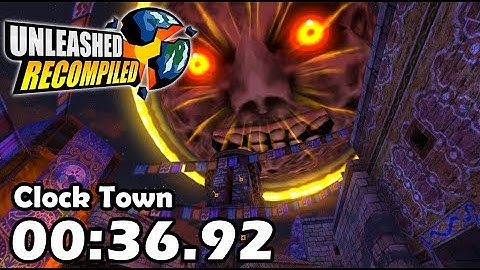 Unleashed Recompiled (Sonic Unleashed PC) - Clock Town Mod Speed Run 00:36.92