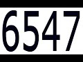 6547 6547