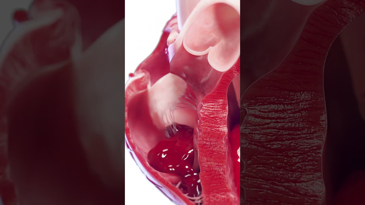 💓 Right Ventricle in Action: Blood Flow Explained 💓  