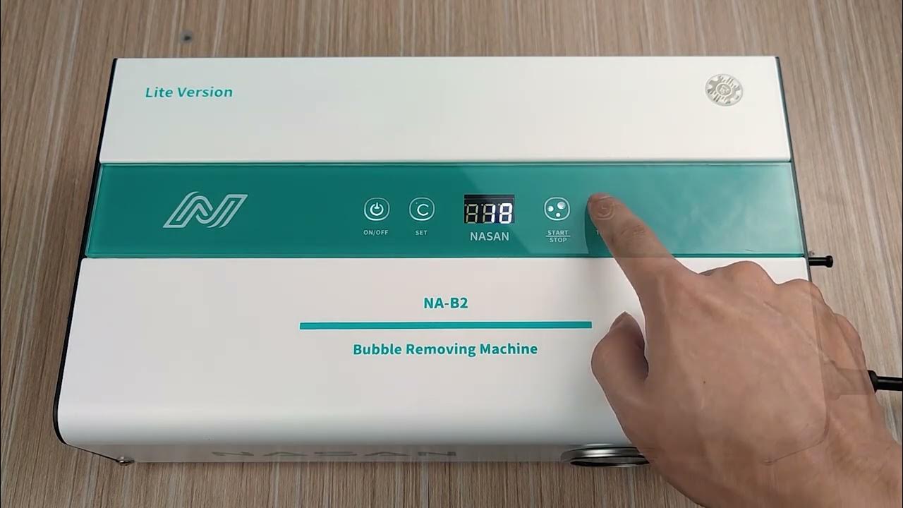 NASAN OCA Machine Tutorial ｜NAB2+ Bubble Remover Settings and Features