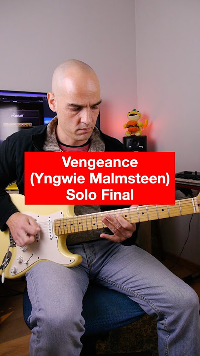Vengeance (Yngwie Malmsteen) - Solo de guitarra Final - Por Renato Sandrini (Standard Tuning)