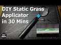 Cheap Static Grass Applicator for Wargaming Terrain.  How to Build a Grass Applicator in 30 Mins.