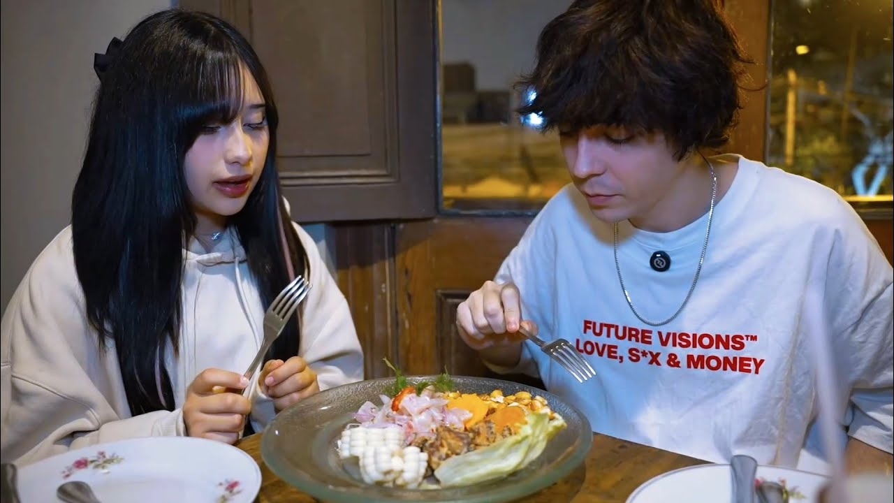 MATT LE LLEVA A SERAPHINE A PROBAR COMIDA PERUANA 🥗 - RECORRIENDO LAS CALLES DE LIMA 🇵🇪