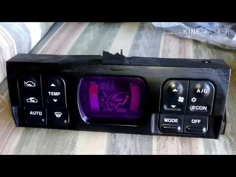 MITSUBISHI 3000GT.   DIGITAL A/C CLIMATE CONTROL REMOVAL(for fixing) PART 1/2.