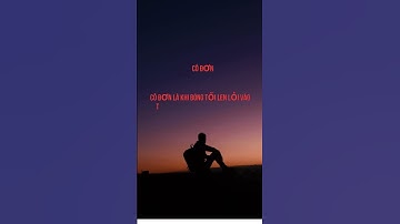 những câu nói hay về 2 từ cô đơn p9