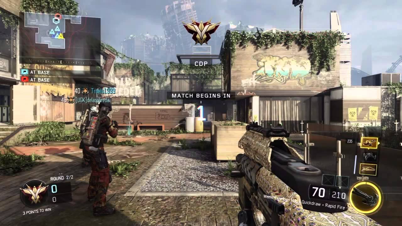 Black ops 3 - flawless gameplay Evac Capture the flag Nuclear fail 28 gunstreak