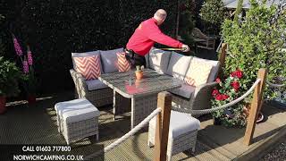 Leisuregrow Monaco Hazel Corner Dining Set