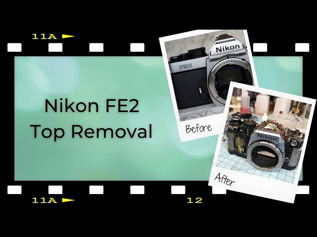 Nikon FE2 Top Removal