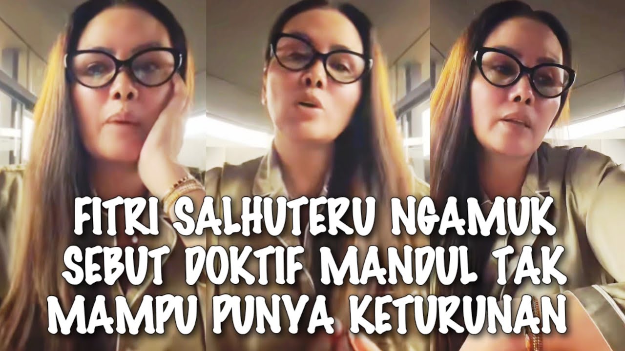 GEGER√√ FITRI SALHUTERU HlNA DOKTIF SEBUT MANDUL NENEK GAK PUNYA KETURUNAN 