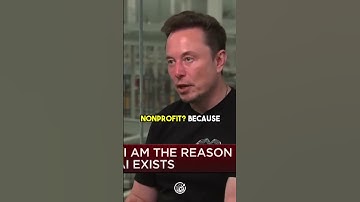 Elon Musk: I am the reason OpenAI exist