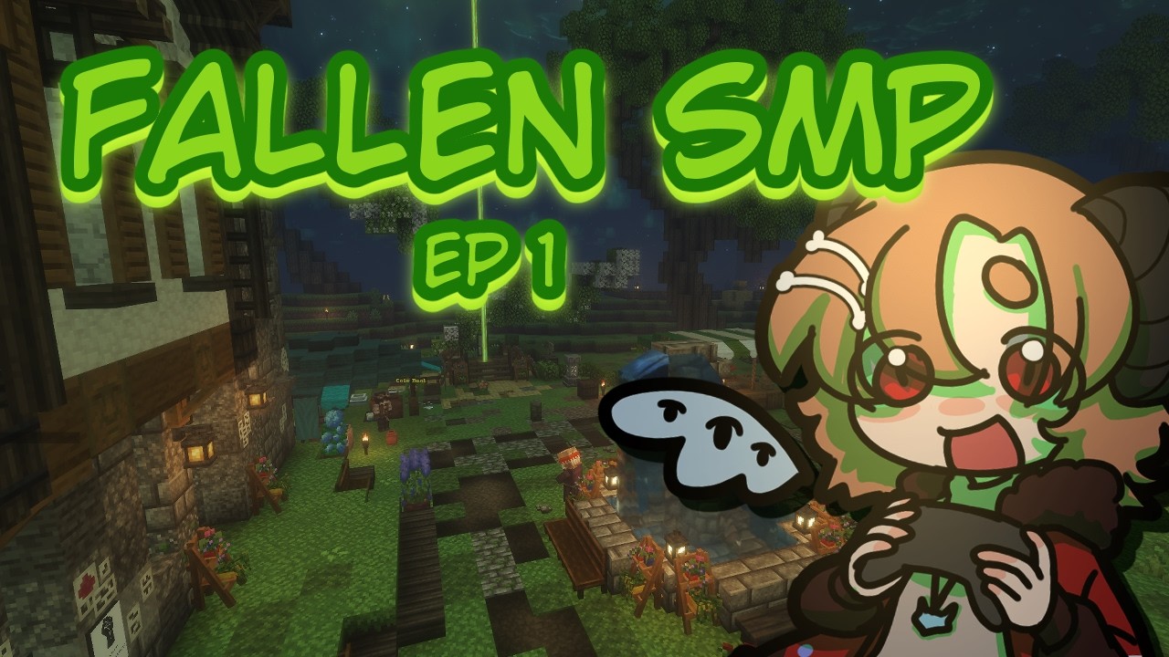 Streaming my minecraft server, the Fallen SMP | ep 1 - YouTube