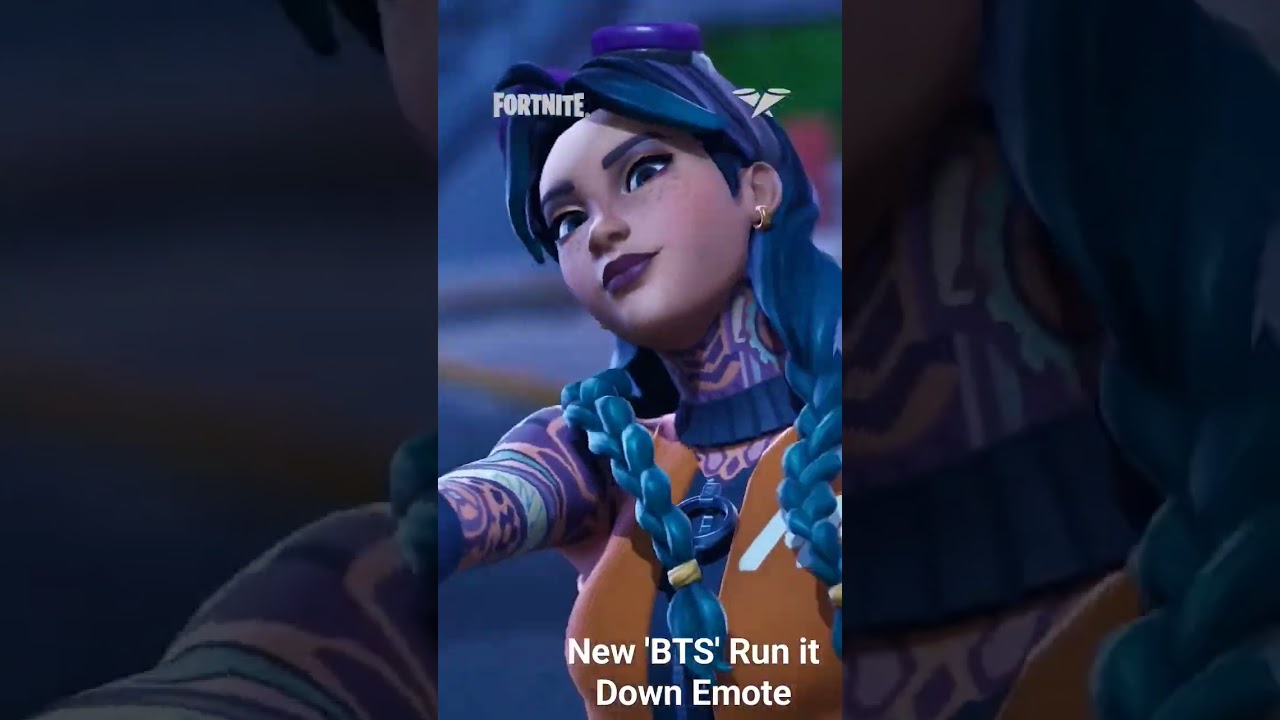Fortnite Run It Down Emote (BTS) 