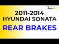 2011 - 2014 Hyundai Sonata | REAR PADS &amp; ROTORS