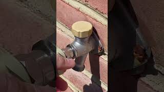 How to fix a leaking outdoor faucet with a vacuum breaker kit