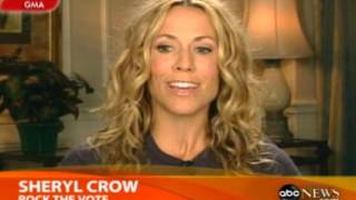 Good Morning America - Rock The Vote with Sheryl Crow (21 Aug 2008)