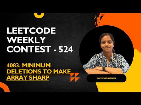 LeetCode 4083: Minimum Deletions to Make Array Sharp | Java Solution | Easy