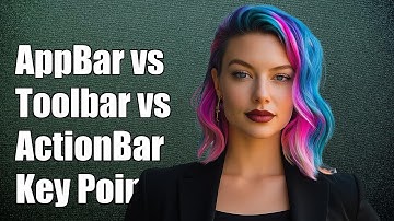 AppBar vs Toolbar vs ActionBar: Key Differences and When to Use Each