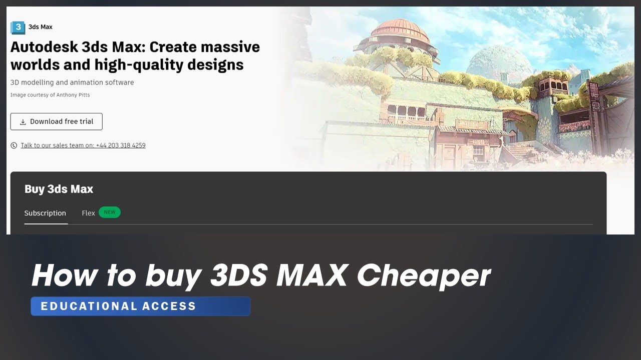 How to buy 3ds max cheaper youtube