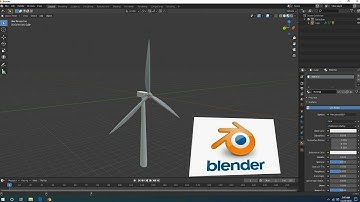 Wind Turbine Modeling Blender 2.90
