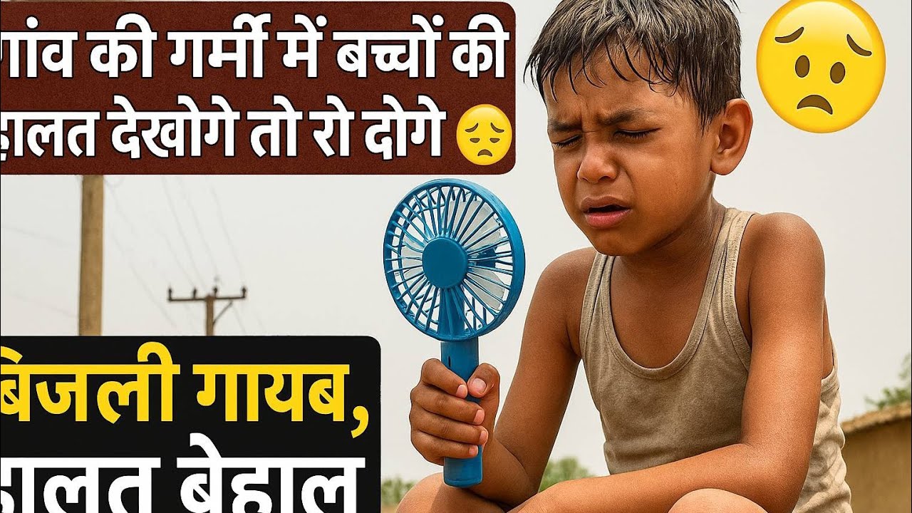 Village Heatwave Horror! | बिजली गई, बच्चे बेहाल | Desi Summer Struggle ☀️