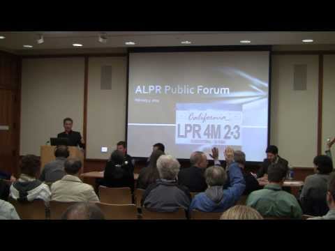 ALPR Public Forum -- APD/NCRIC/ACLU 02-03-14