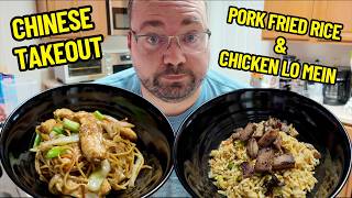 Pork Fried Rice and Chicken Lo Mein
