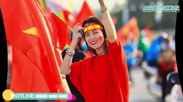 Băng rôn cổ vũ bóng đá Việt Nam Vô Địch