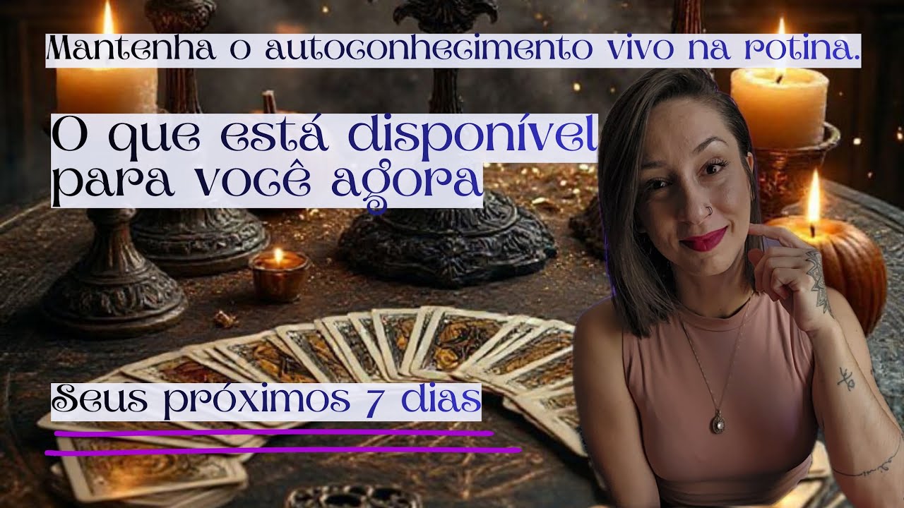 O que está disponível para você agora!