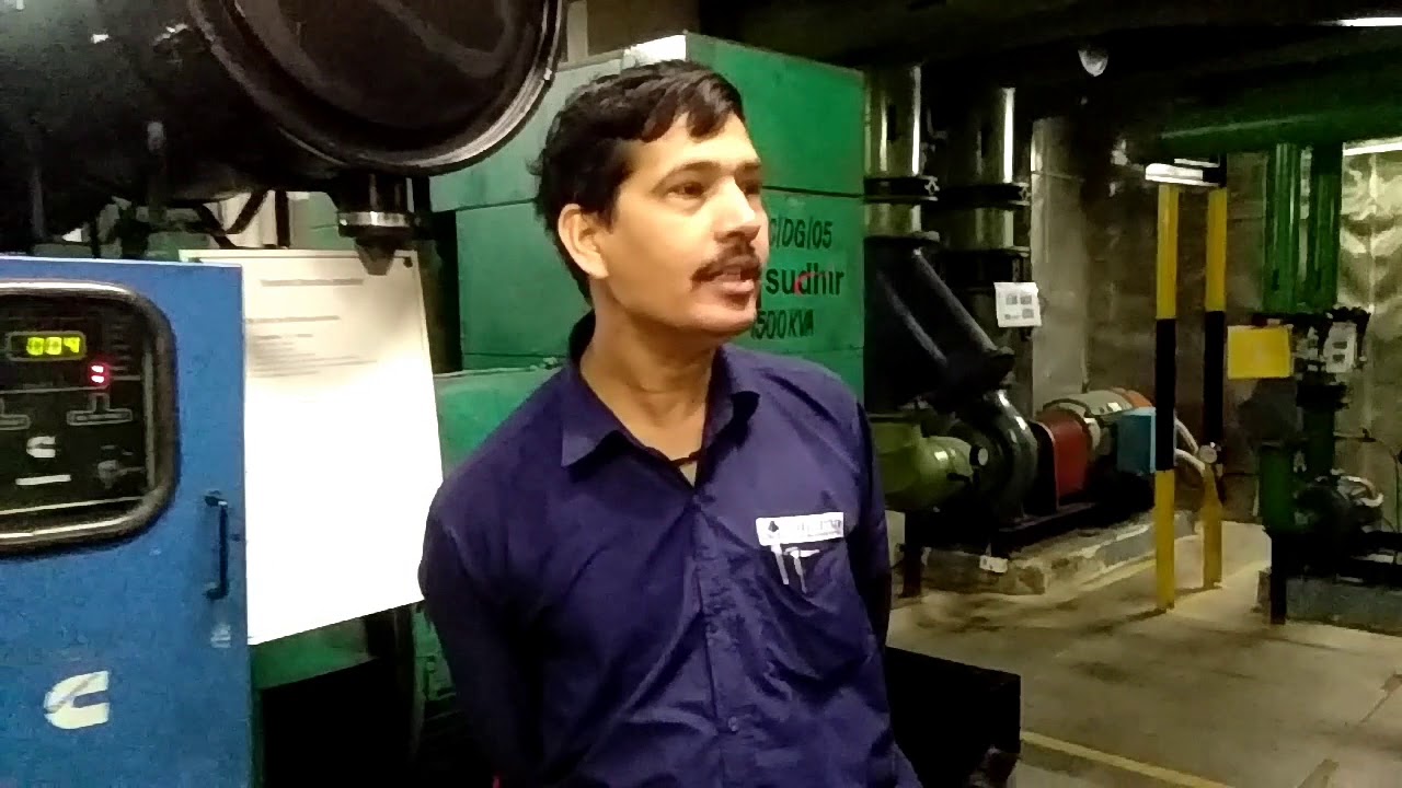 DIESEL GENERATOR (D G) machine starting method part 1 YouTube