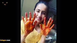 Niharika Konidela Making Mango Pickle @ Home