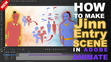 How to Make Jinn Entry Scene in Adobe Animate | 2d Animation Tutorial | Toon Mentor