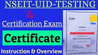 Full Child Enrollment Lite Client Exam Certificate Introduction & Overview || Guide