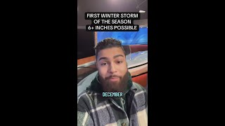 WEATHER IMPACT: Our first winter storm incoming