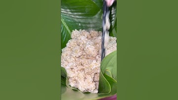Mẹo ủ rượu nếp ngọt thơm men tự nhiên How to brew sticky rice wine #shorts #vietnamesefood