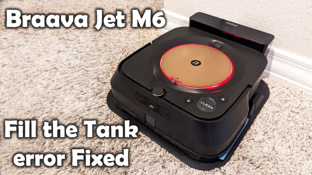 Solved Braava jet M6 tank empty error!! : r/roomba