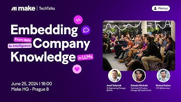 Make TechTalks: From Data to Intelligence: Embedding Company Knowledge in LLMs