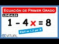 Ecuación de primer grado con una incógnita ejemplo 8