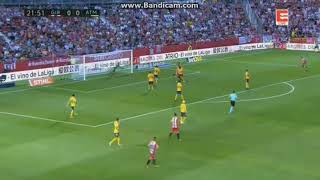 Christian Stuani Goal - Girona FC vs. Atletico Madrid 1-0 - La Liga - 19/08/2017