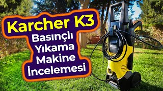 Karcher K3 Basınçlı Yıkama Makine İncelemesi Otomobil - Balkon Yıkama Testi