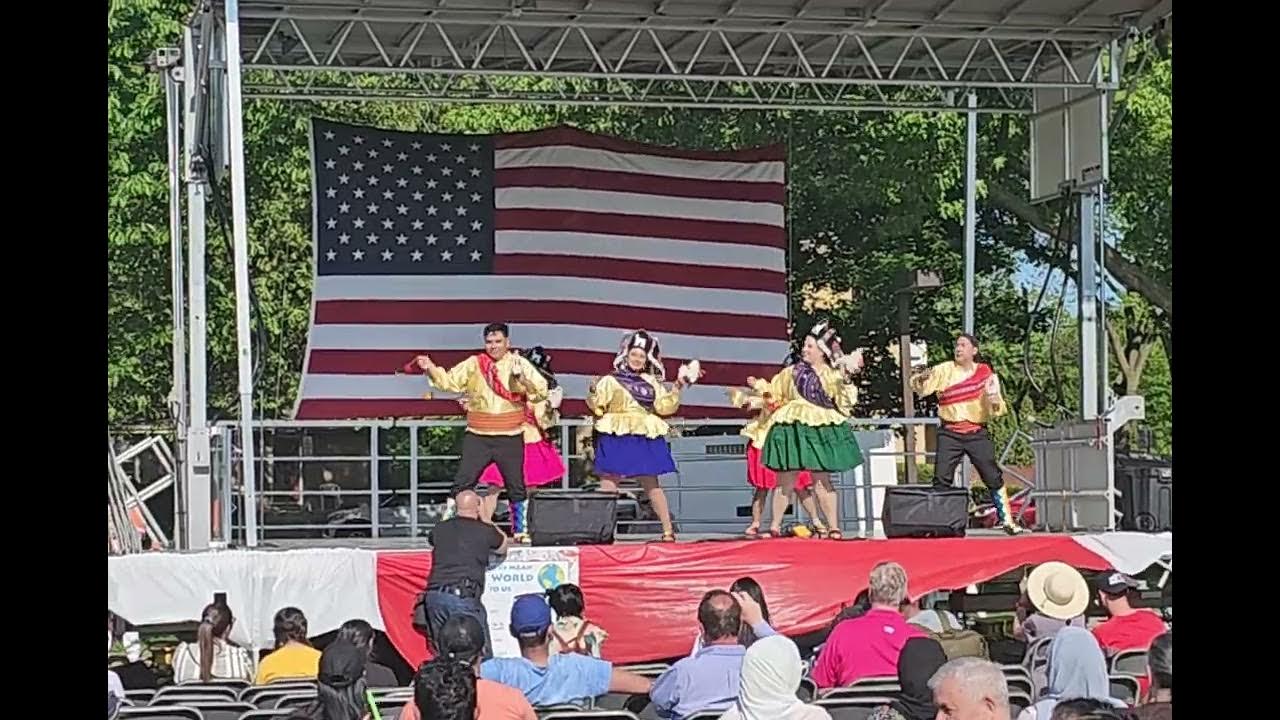 skokie festival of cultures Bolivia dancing stage YouTube