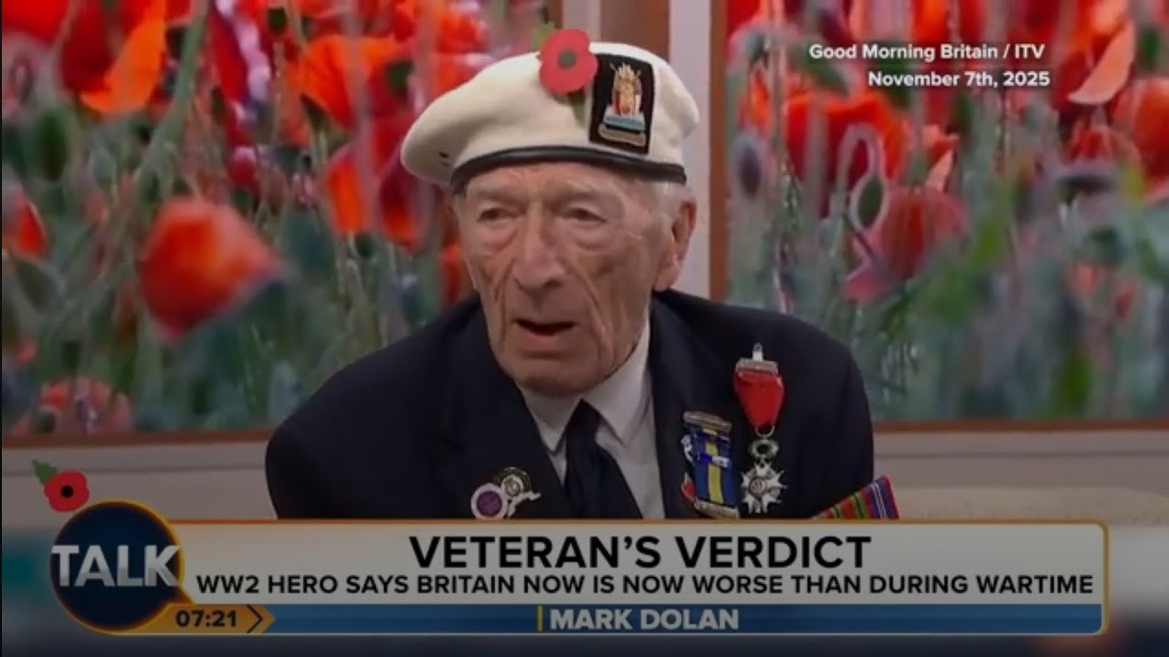 Absolutely tragic - 100 year old ww2 D-Day veteran (Alec Penstone) talks about england in 2025