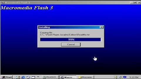 How to install Macromedia Flash 3 + Actions